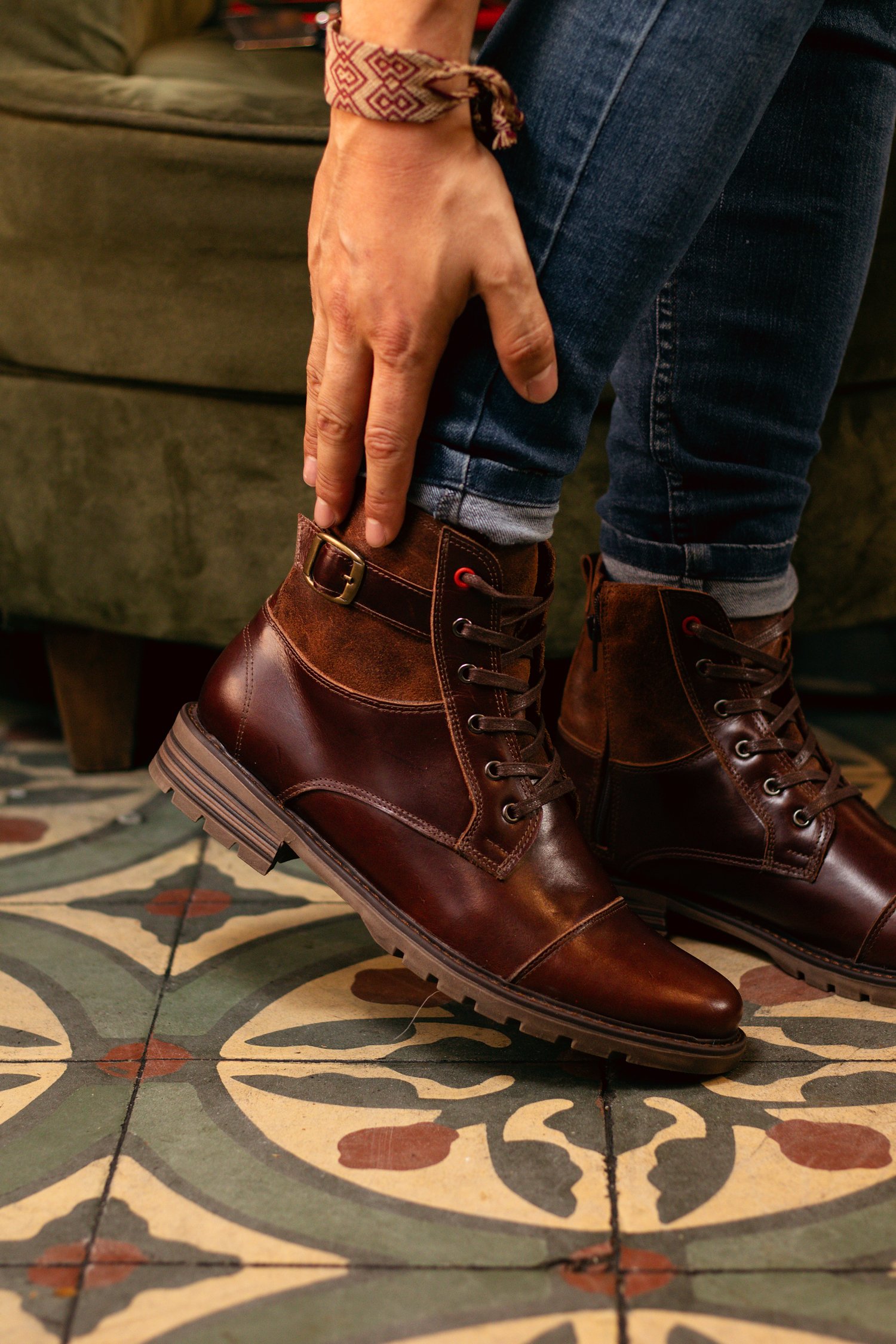 IMG_5115 Botines en Cuero Valentín Coñac