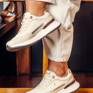 TENIS DRAKO DAMA BEIGE